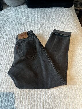 Vintage Levi's Black Straight Leg Women's Jeans